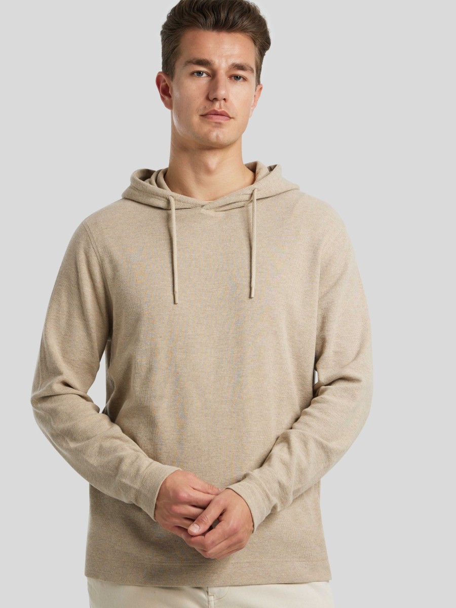 Manner Paul Hoodies & Sweatshirts | Langarmshirt Mit Kapuze Beige