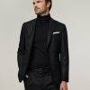 Manner BOSS Men Vestons | Veston Aus Schurwolle Schwarz