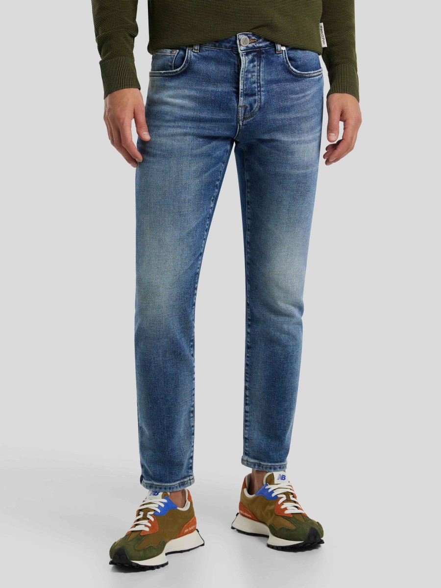 Manner Goldgarn Jeans | Jeans Im Slim Fit Lightdenim