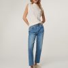 Frauen REDONE Jeans | Jeans Stove Pipe Lightdenim