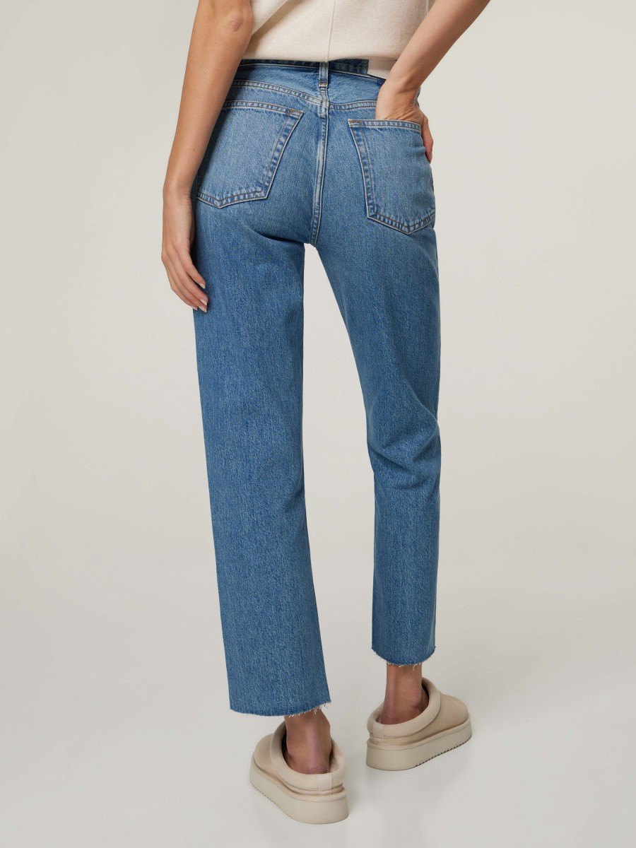 Frauen REDONE Jeans | Jeans Stove Pipe Lightdenim