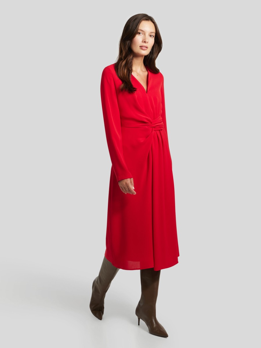 Frauen Max Mara Studio Kleider | Midikleid Mammola Rot