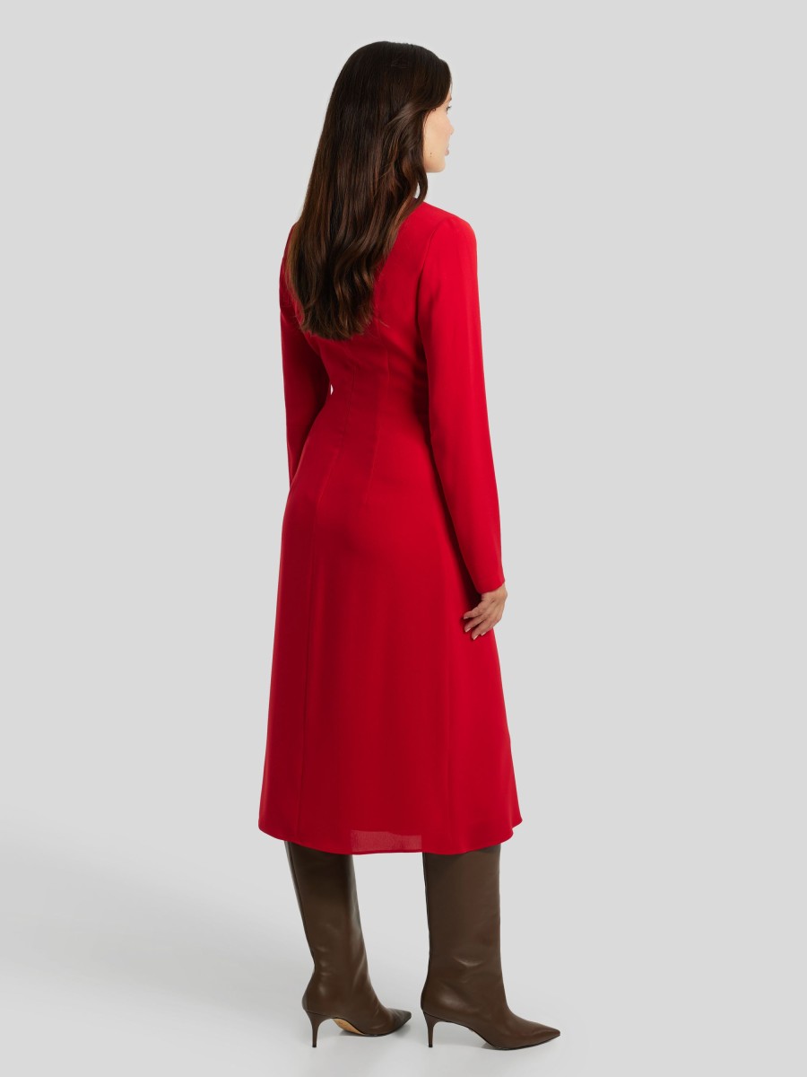 Frauen Max Mara Studio Kleider | Midikleid Mammola Rot