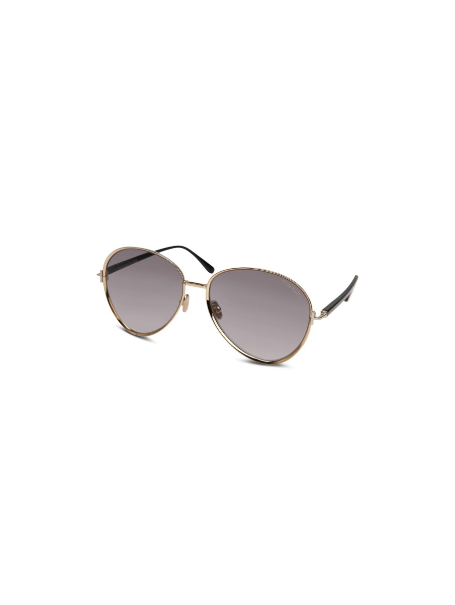 Frauen Tom Ford Sonnenbrillen | Sonnenbrille Metallic