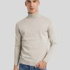 Manner Paul Kehl Pullover & Strickjacken | Rollkragenpullover Hellgrau