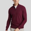 Manner Polo Ralph Lauren Men Pullover & Strickjacken | Troyer Bordeaux