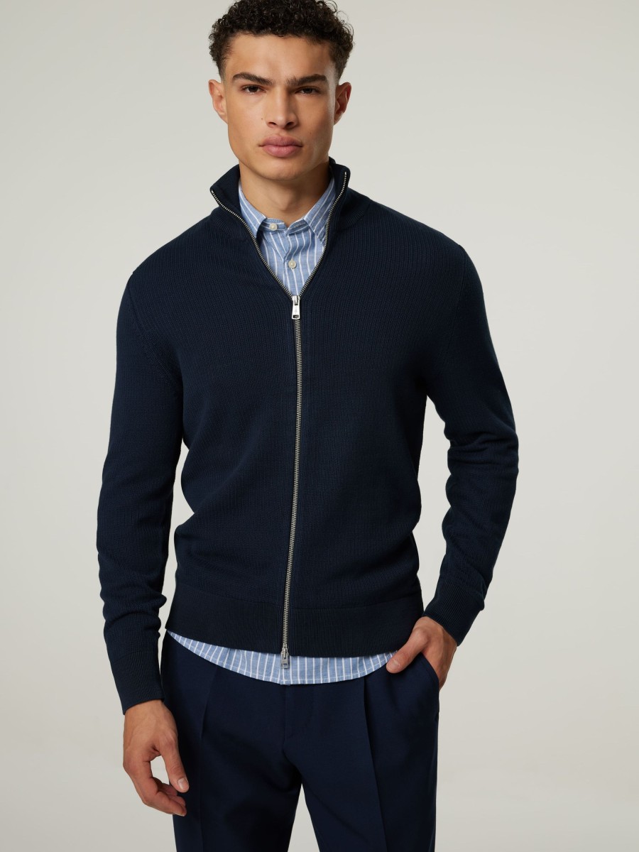 Manner Marc O Pullover & Strickjacken | Strickjacke Marine