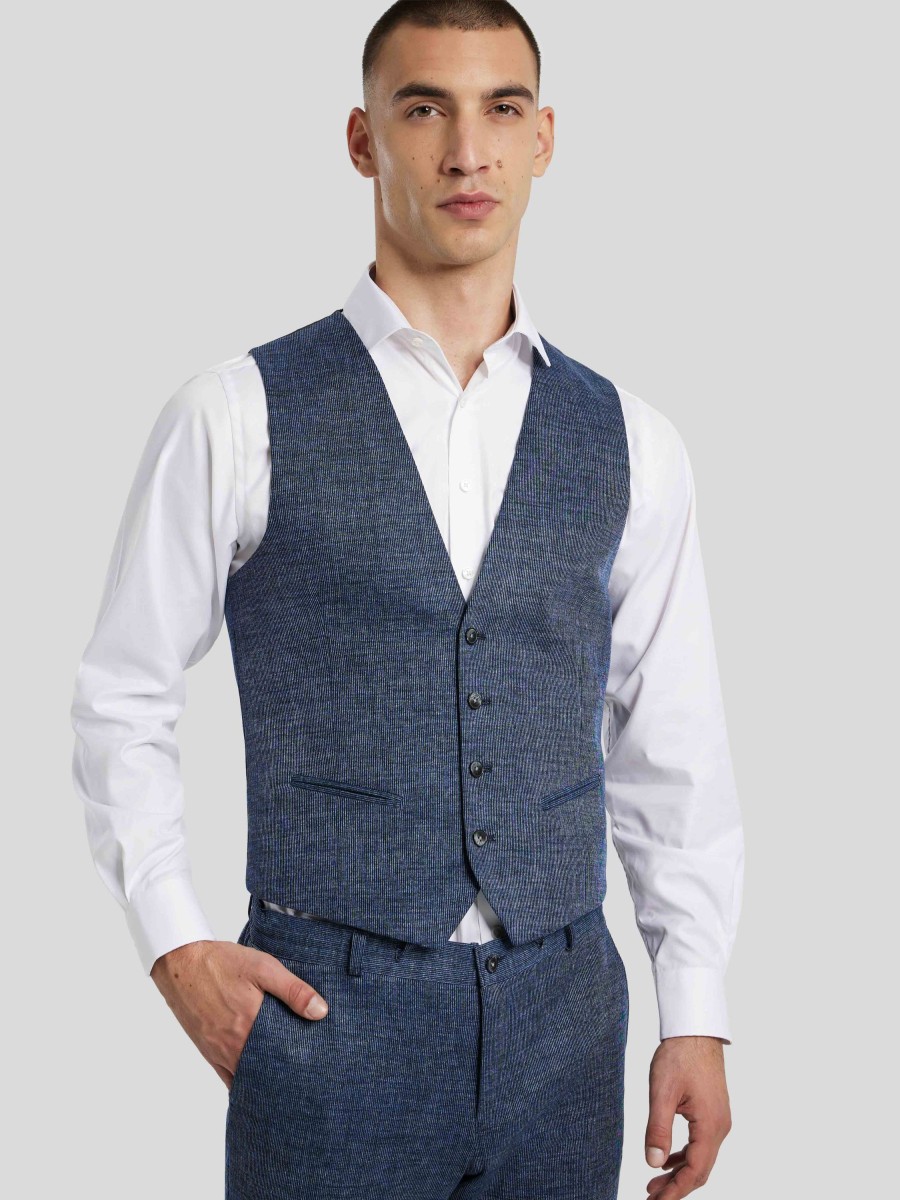 Manner Paul Gilets & Westen | Gilet Dark Denim