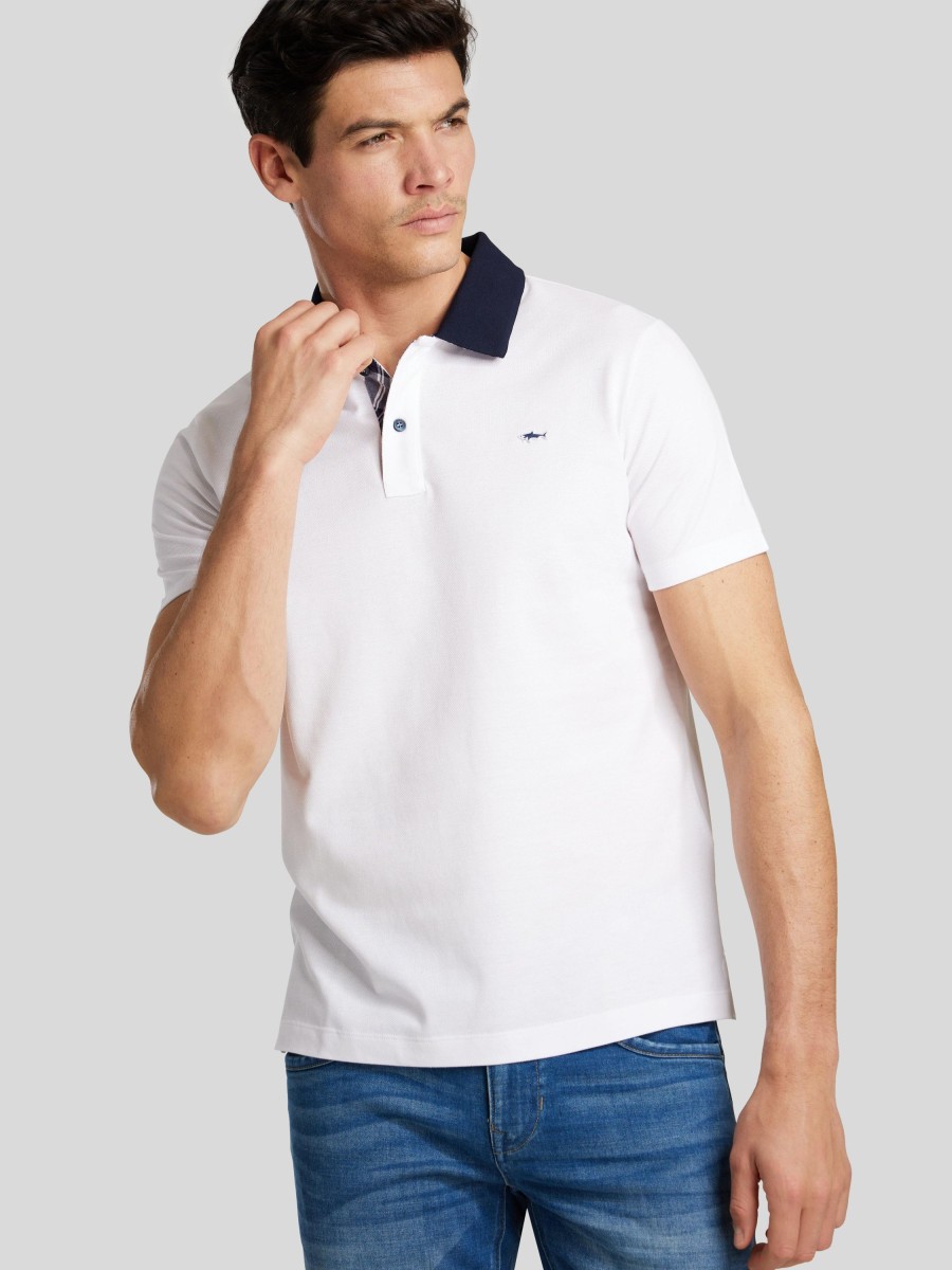 Manner Paul & Shark Polo-Shirts | Polo-Shirt Weiss