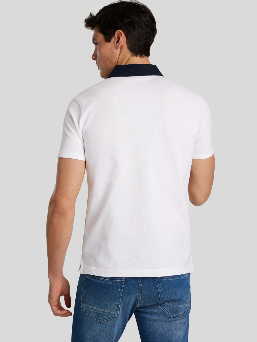 Manner Paul & Shark Polo-Shirts | Polo-Shirt Weiss