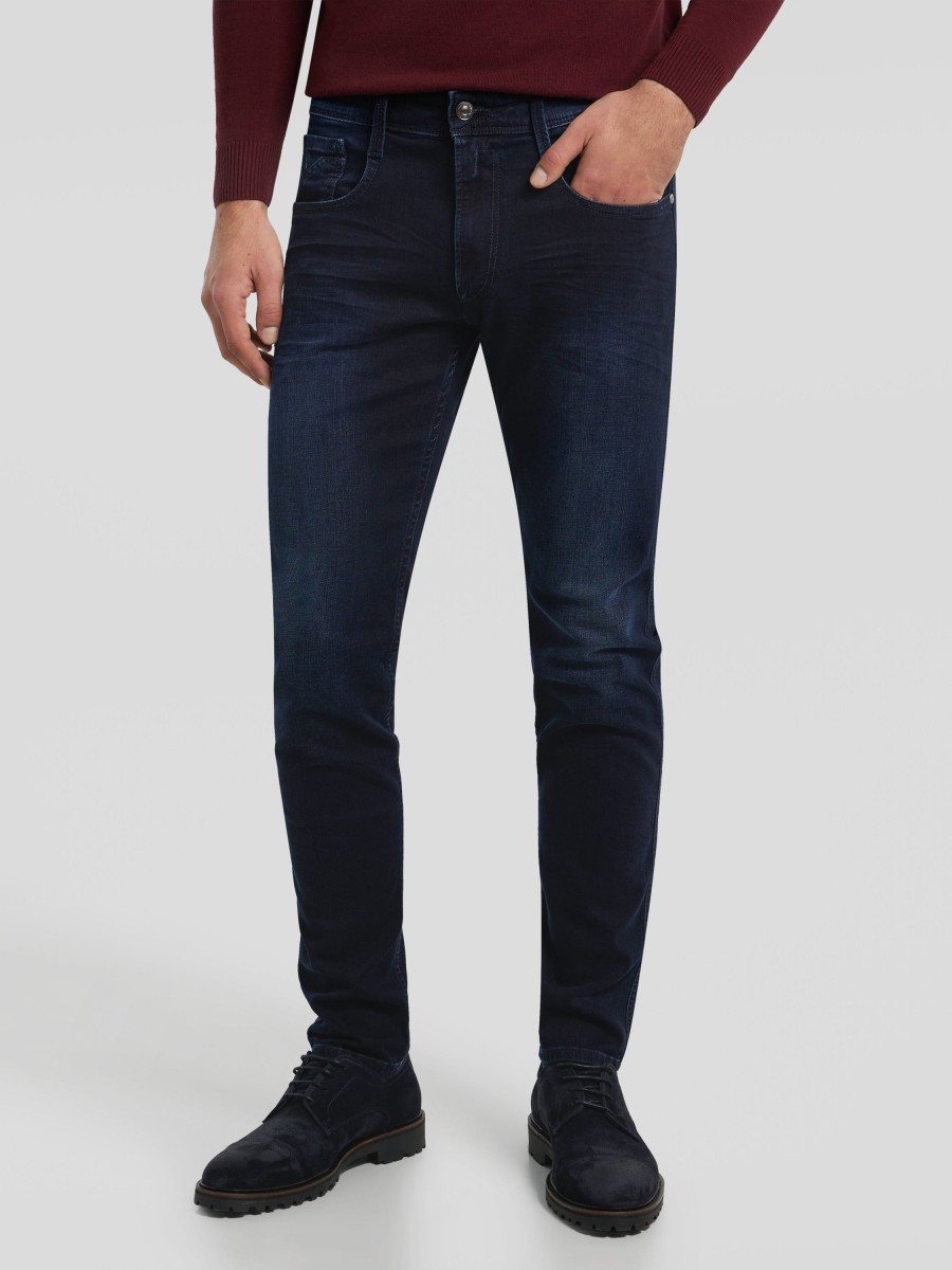 Manner Replay Jeans | Jeans Im Slim Fit Anbass Dark Denim