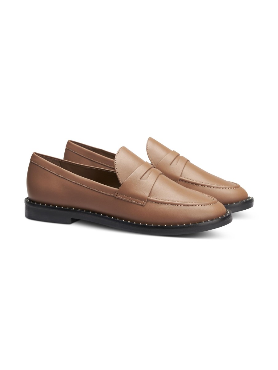 Frauen Carrano Halbschuhe | Loafer Hellbraun