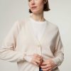 Frauen windsor. Pullover & Strick | Strickjacke Aus Seiden-Mix Puder