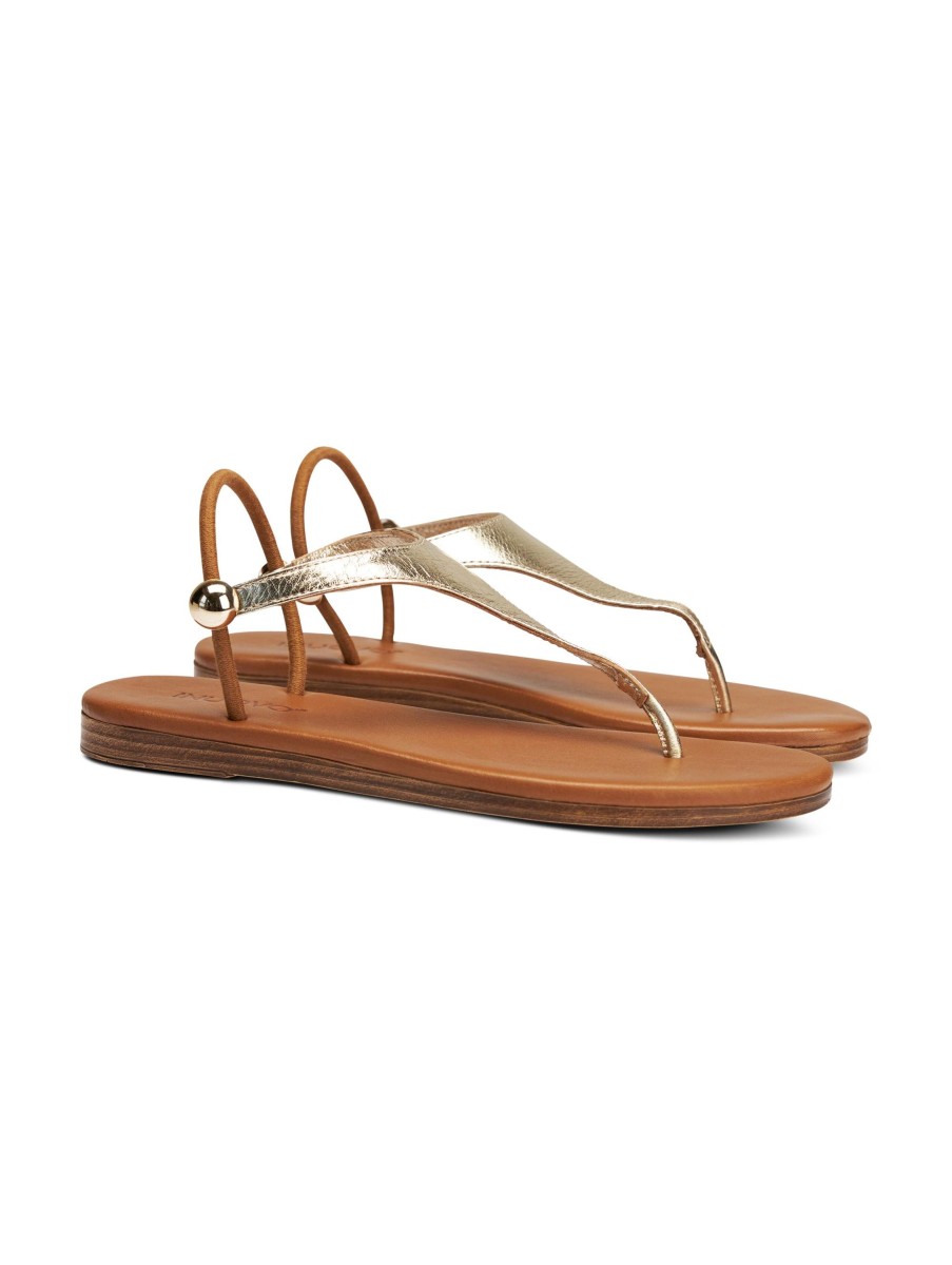 Frauen Inuovo Sandalen & Sandaletten | Sandale Gold