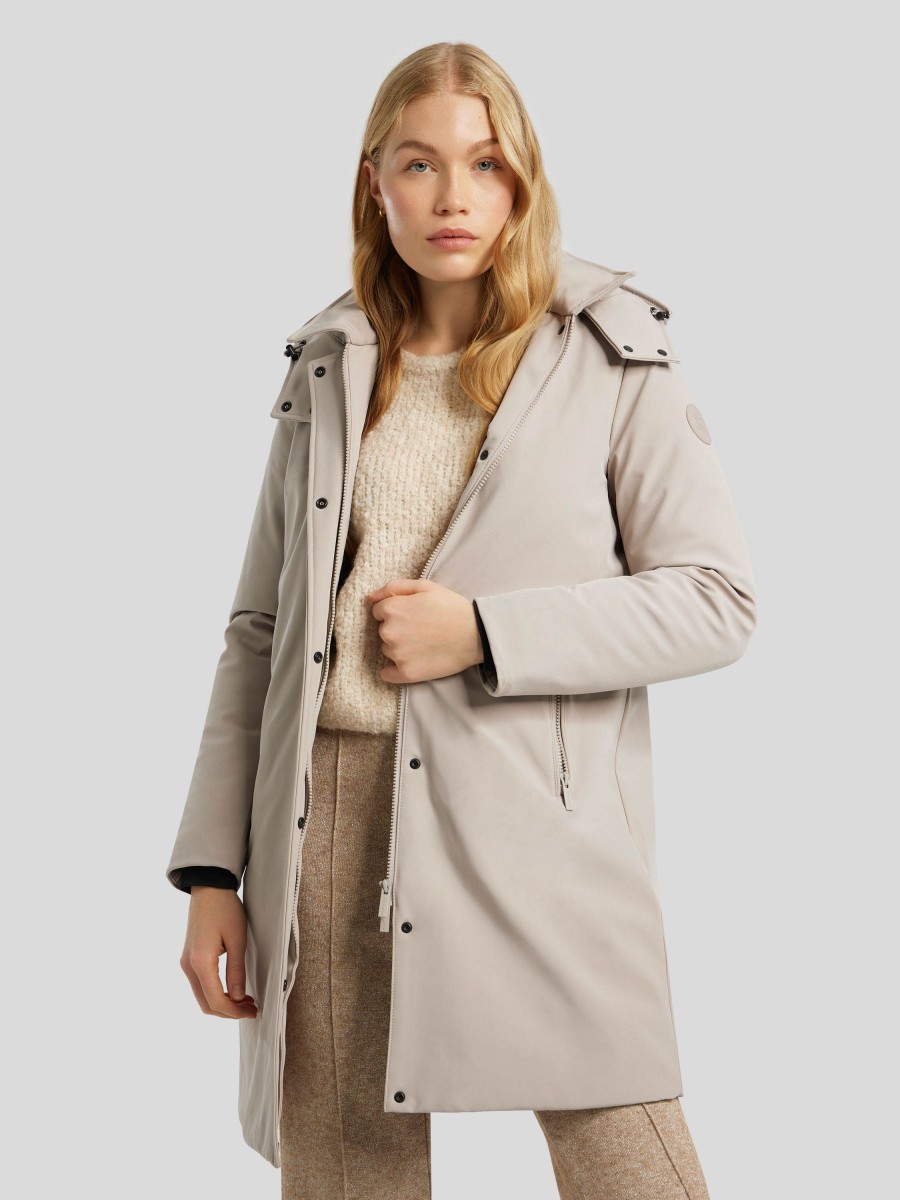 Frauen Woolrich Mantel | Parka Beige