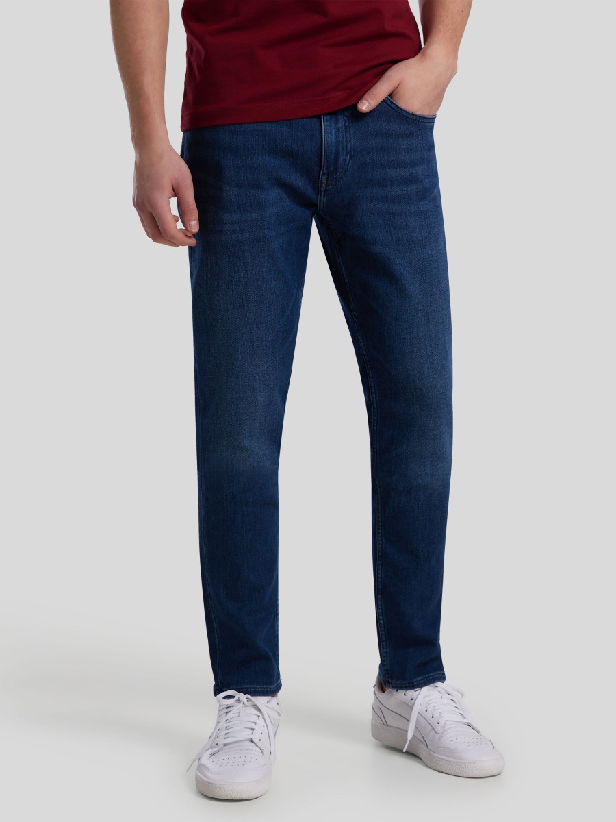 Manner Tommy Hilfiger Jeans | Jeans Im Regular Fit Denton Stretch Indigo