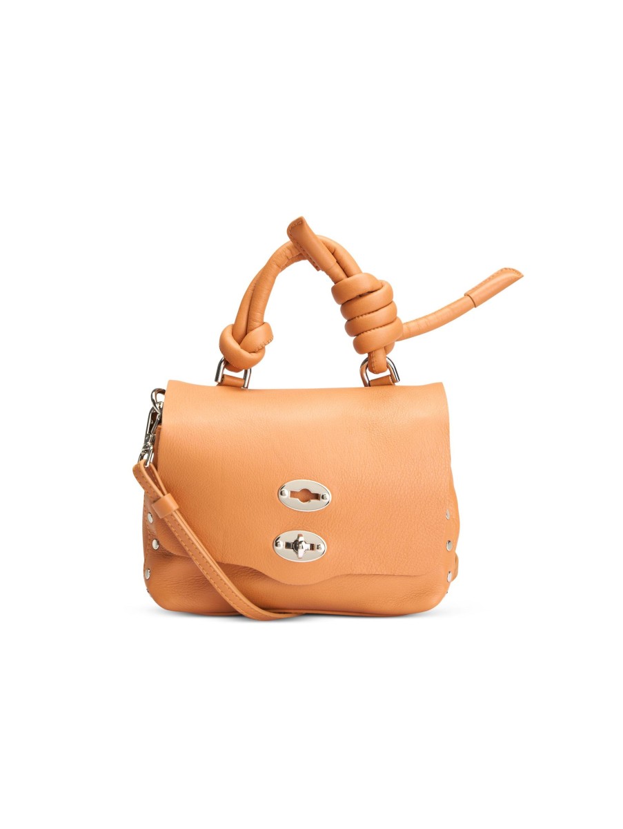 Frauen Zanellato Taschen | Umhangetasche Postina Knot Orange