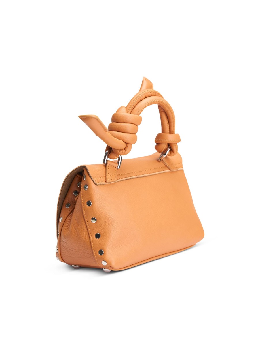 Frauen Zanellato Taschen | Umhangetasche Postina Knot Orange