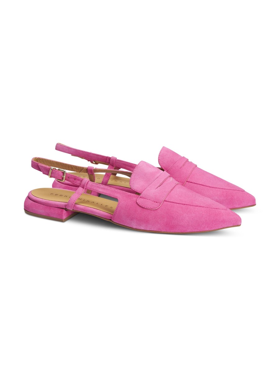 Frauen Pedro Miralles Ballerinas | Slingback Sandale Fuchsia