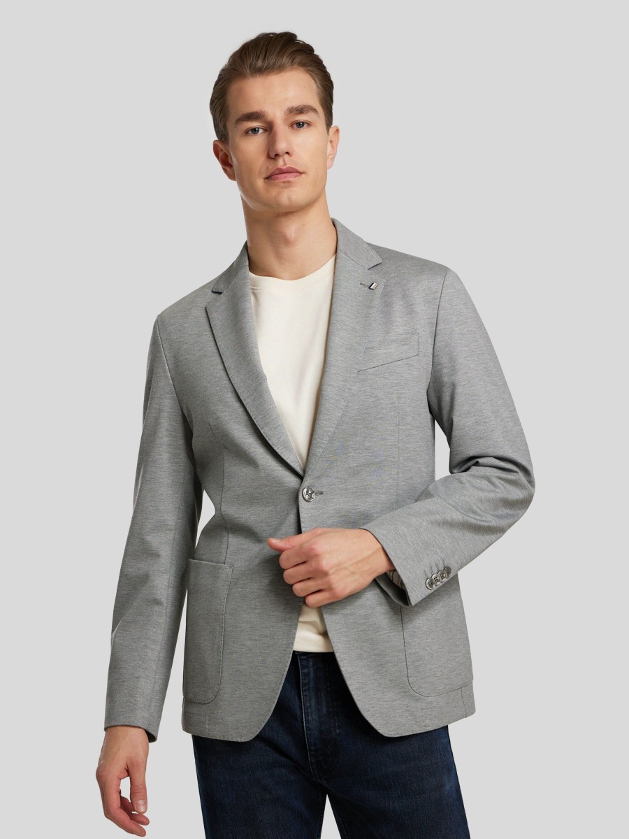 Manner BOSS Men Vestons | Veston Im Slim Fit Grau