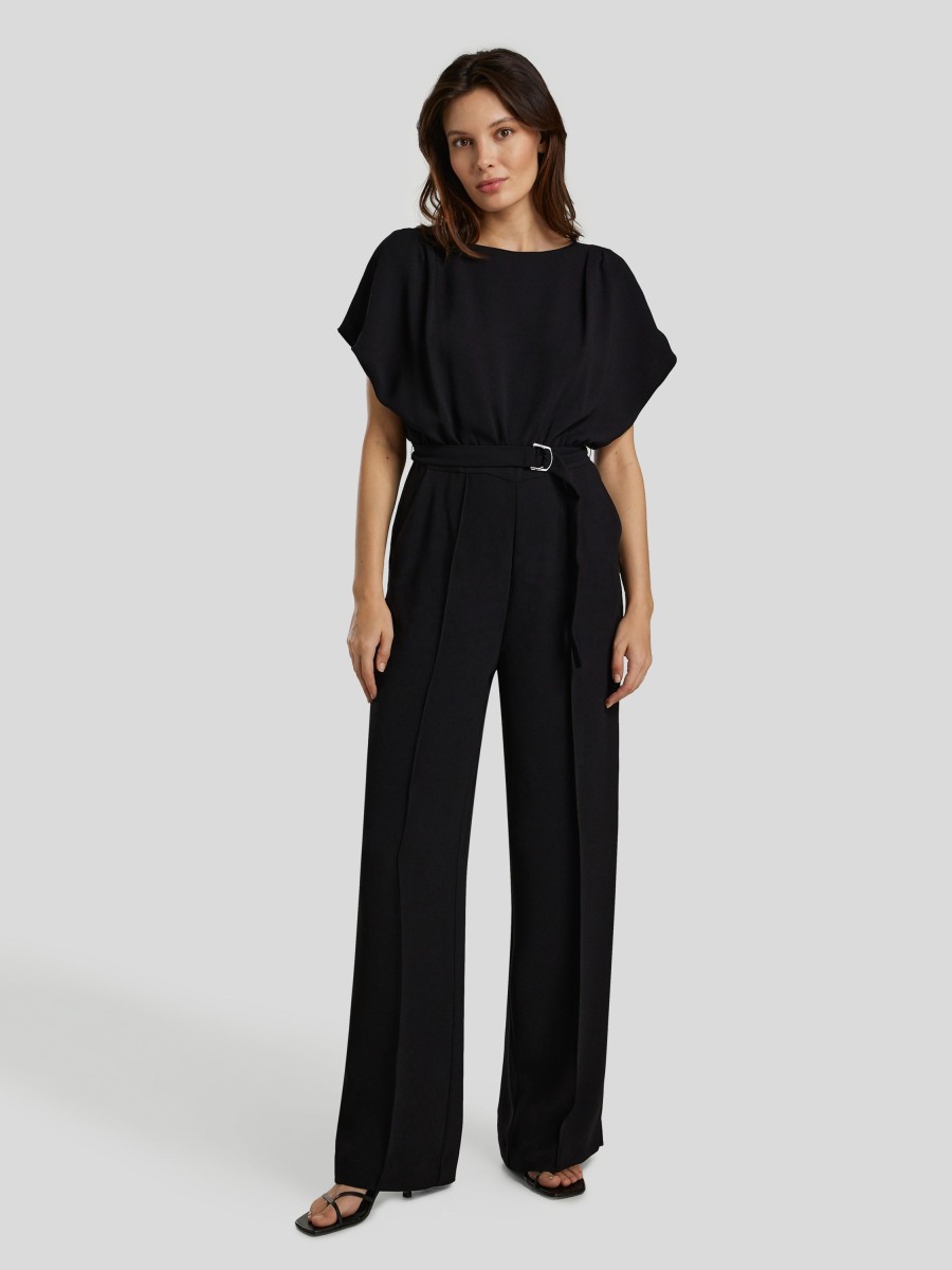 Frauen Comma Overalls & Jumpsuits | Overall Schwarz