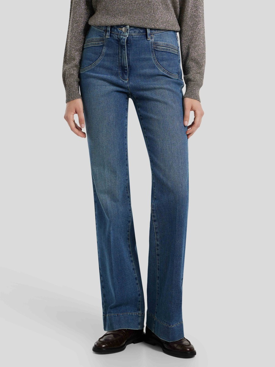 Frauen Luisa Cerano Jeans | Jeans Bootcut Indigo