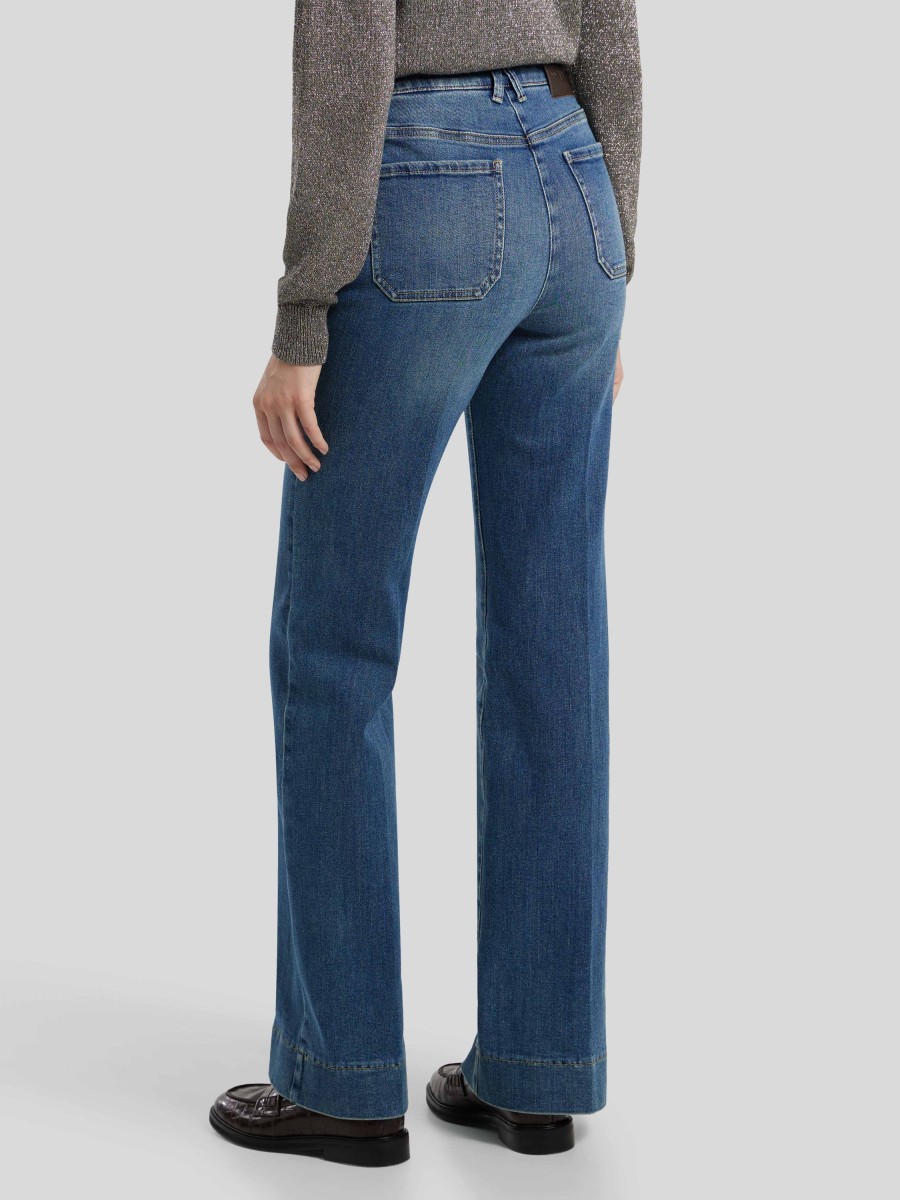 Frauen Luisa Cerano Jeans | Jeans Bootcut Indigo