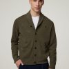 Manner Polo Ralph Lauren Men Hoodies & Sweatshirts | Jersey Strickjacke Oliv