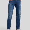 Manner Replay Jeans | Jeans Im Slim Fit Anbass Destroyed