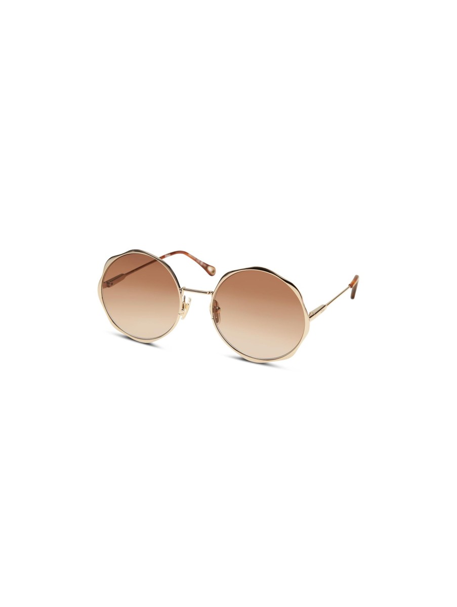 Frauen Chloé Sonnenbrillen | Sonnenbrille Gold