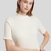 Frauen Scotch & Soda Women T-Shirts & Shirts | T-Shirt Ecru