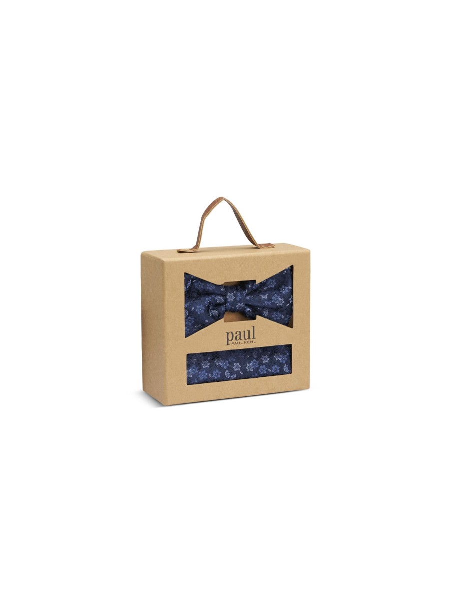 Manner Paul Kehl Krawatten & Accessoires | Fliege & Pochette Set Marine