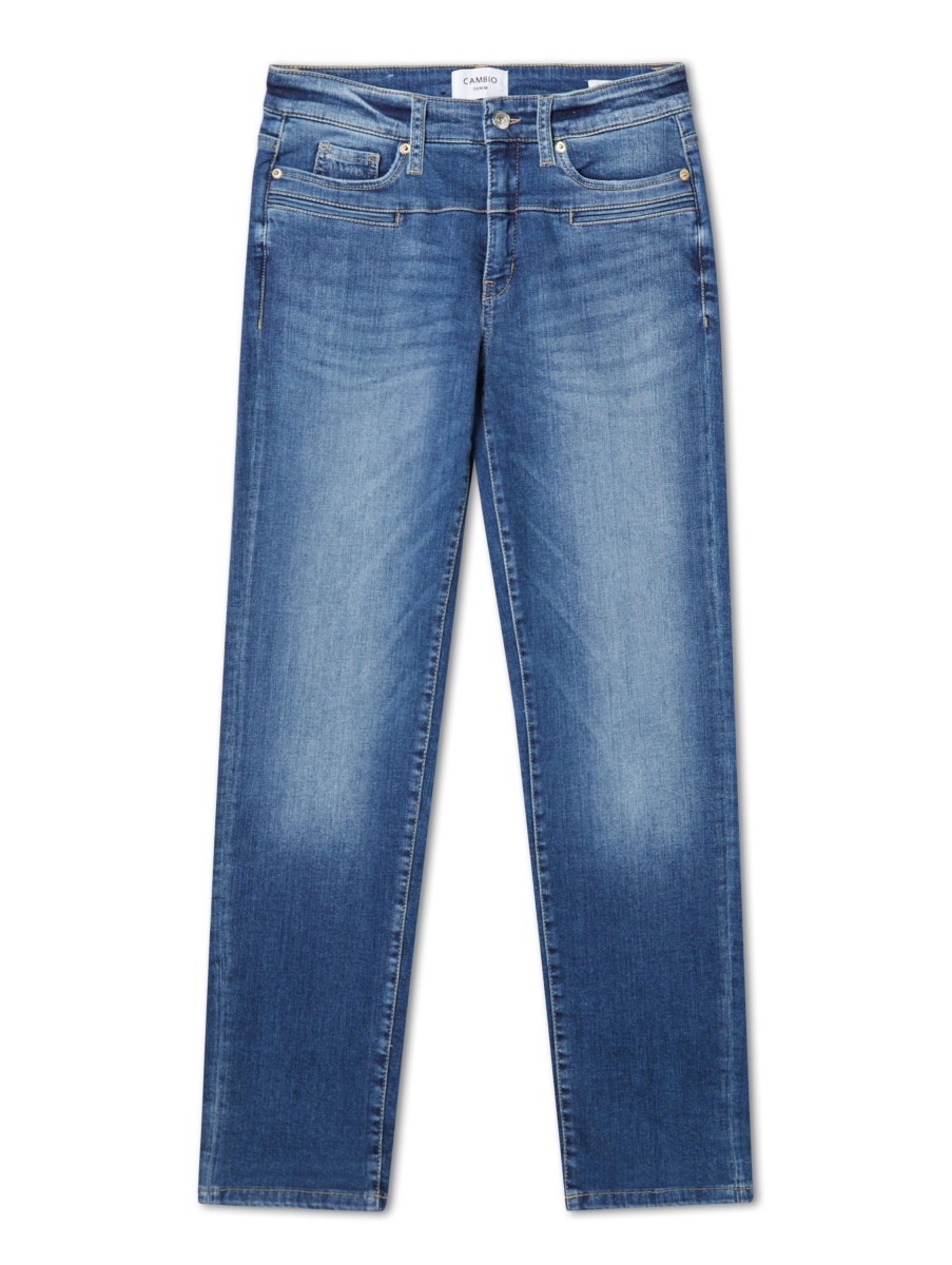 Frauen Cambio Jeans | Jeans Pearlie Mittelblau