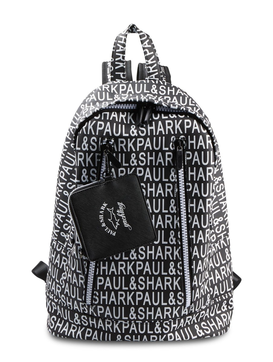 Manner Paul & Shark Taschen & Portemonnaies | Rucksack Schwarz