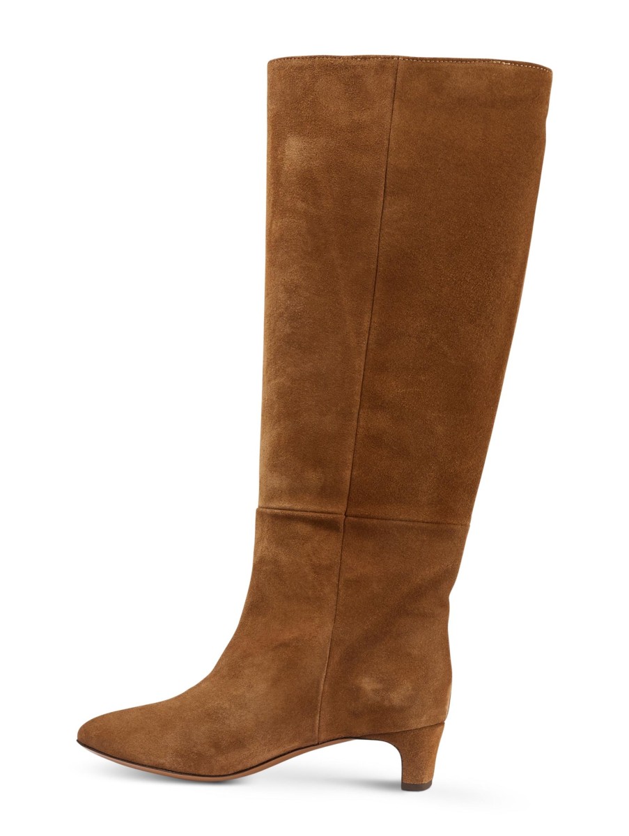 Frauen Anonymous Copenhagen Stiefel | Stiefel Aus Veloursleder Camel