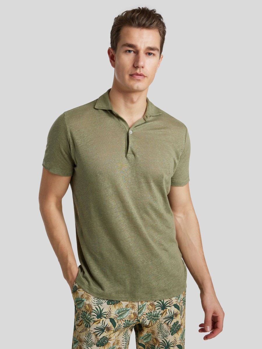 Manner Paul Polo-Shirts | Polo-Shirt Im Slim Fit Oliv