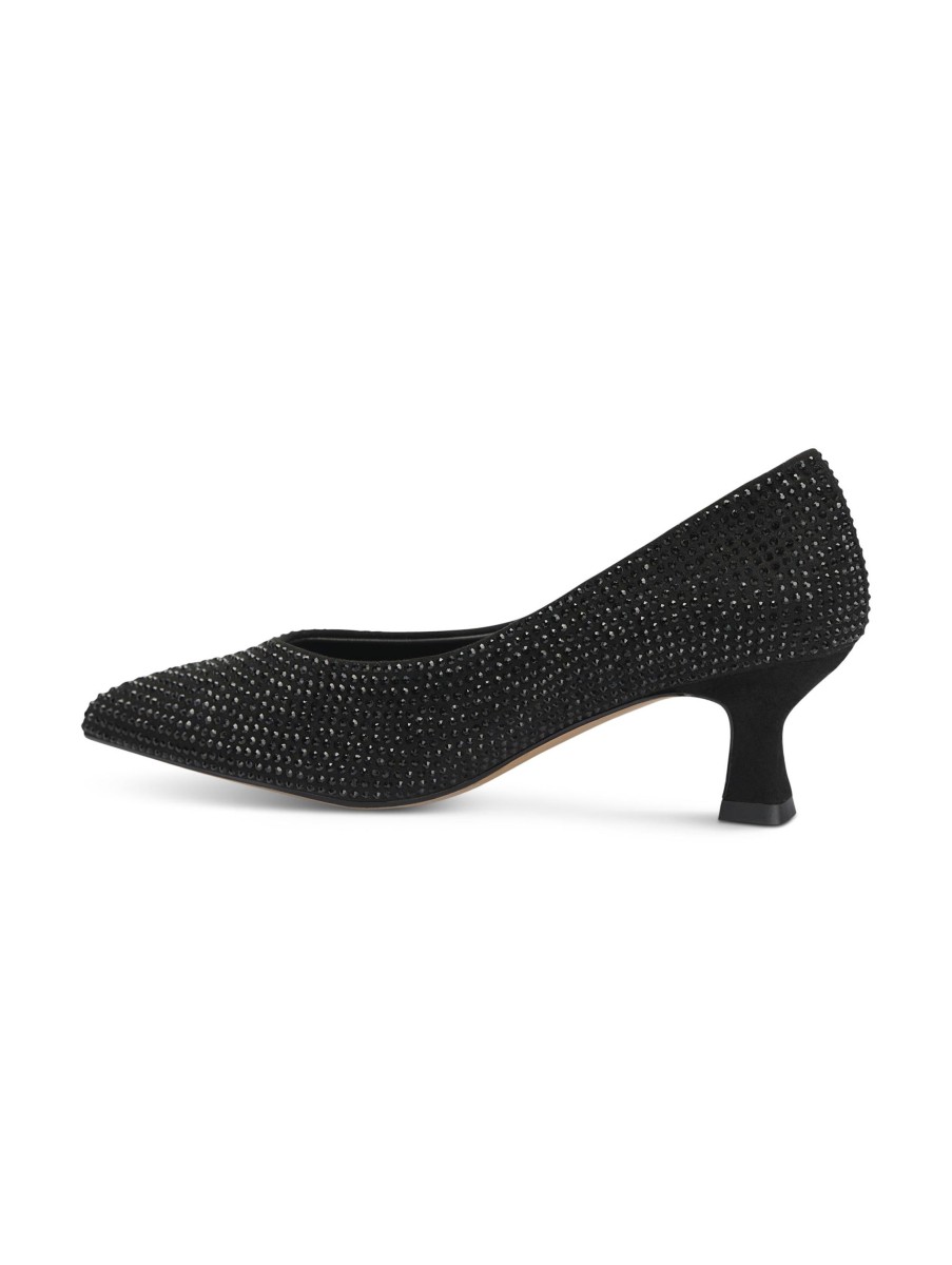 Frauen Pedro Miralles High Heels & Pumps | Pumps Mit Strasssteinen Schwarz