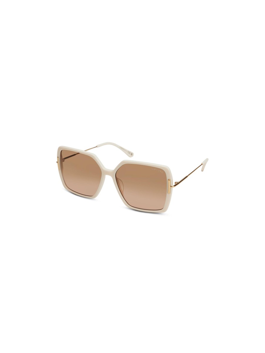 Frauen Tom Ford Sonnenbrillen | Sonnenbrille Ecru