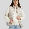 Frauen Save the Duck Gilets & Westen | Steppweste Lynn Beige