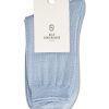 Frauen Becksöndergaard Wasche & Loungewear | Socken Solid Drake Hellblau