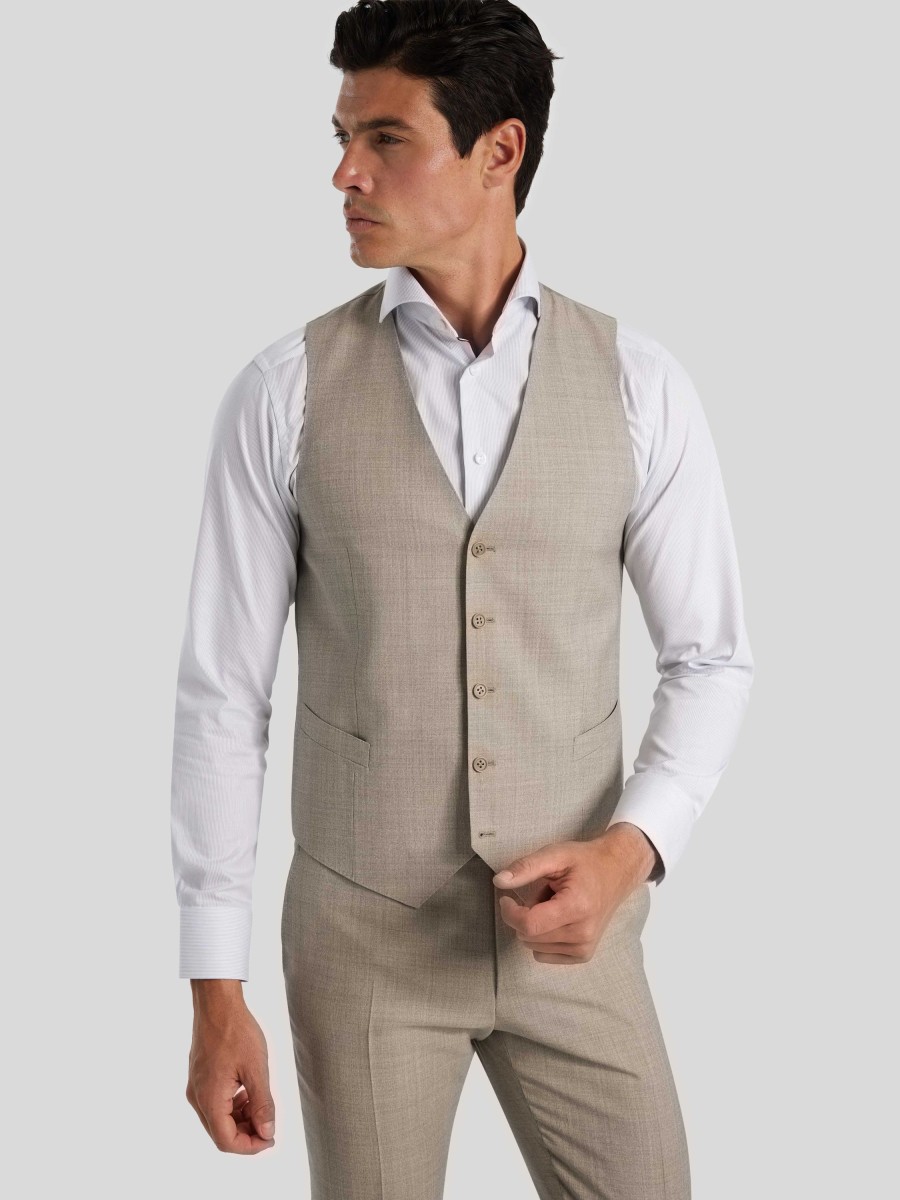 Manner Canali Gilets & Westen | Gilet Taupe