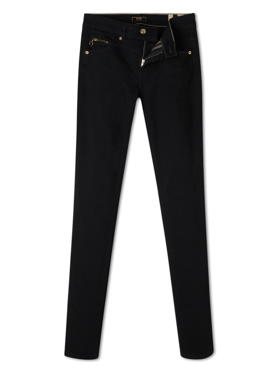 Frauen Mac Jeans | Colordenim Rich Slim Schwarz