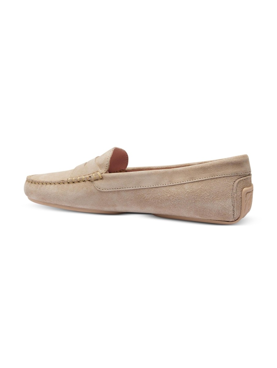 Frauen Pretty Ballerinas Halbschuhe | Mokassins Beige