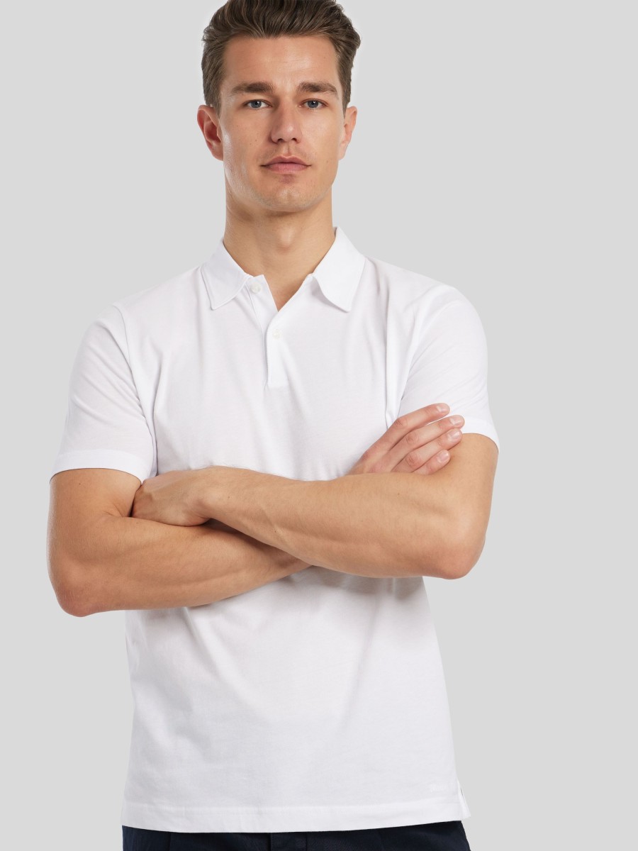 Manner Marc O Polo-Shirts | Polo-Shirt Im Regular Fit Weiss