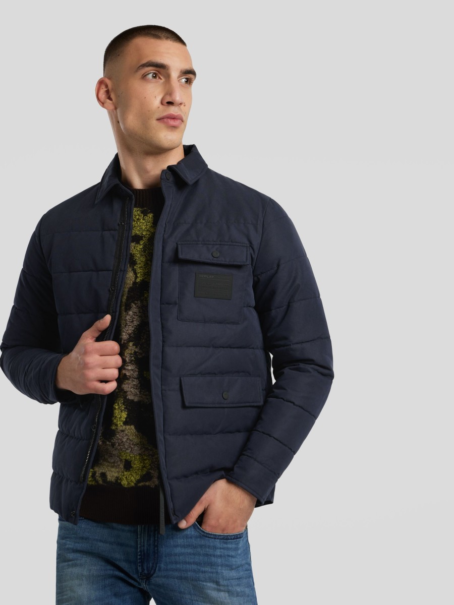 Manner Replay Jacken | Ubergangsjacke Marine