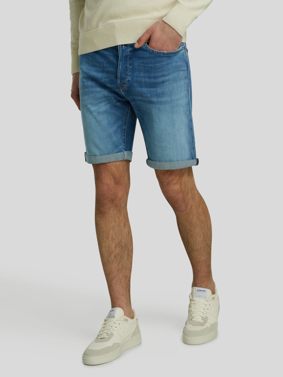 Manner Replay Shorts | Shorts Im Tapered Fit Lightdenim