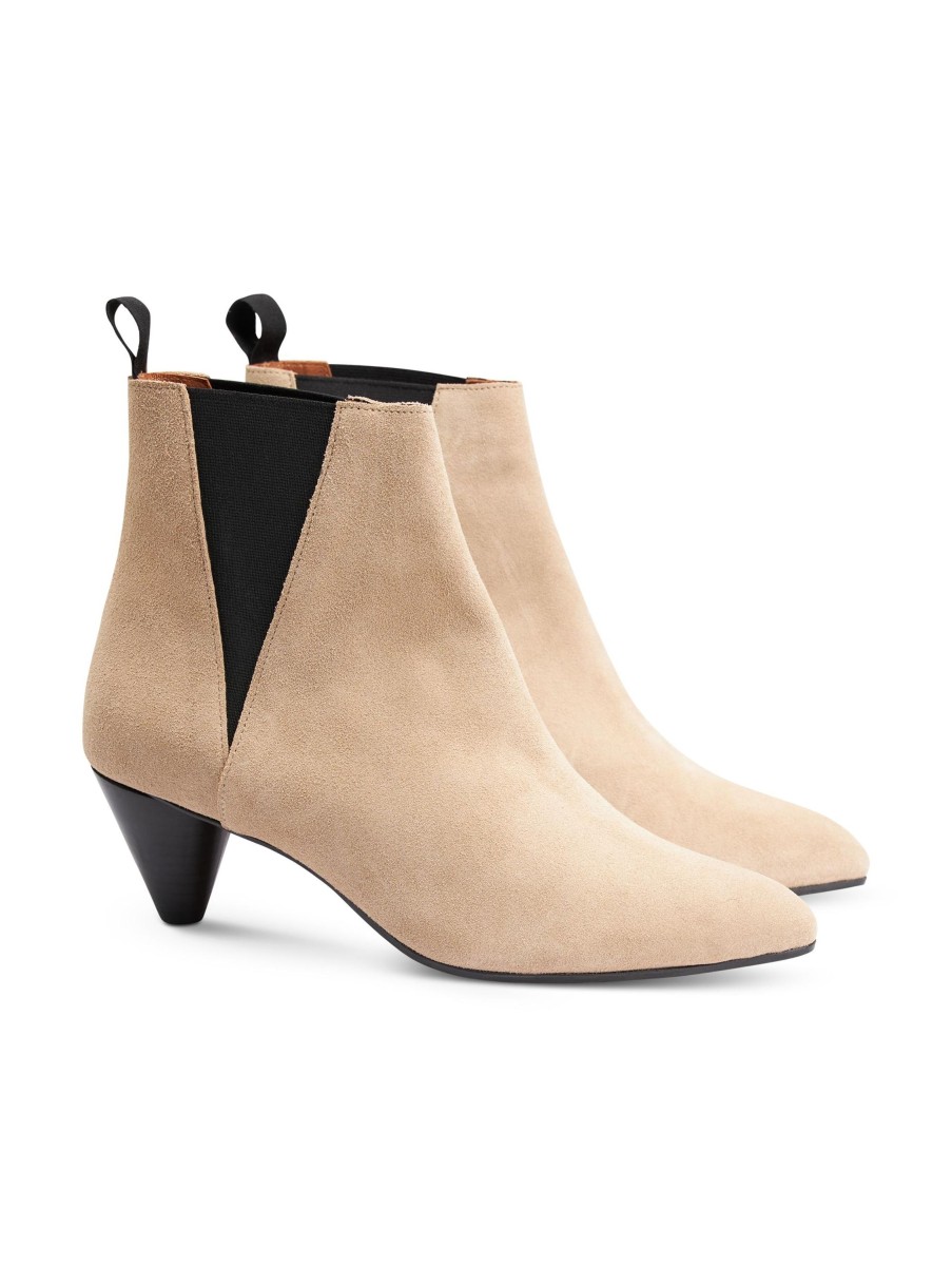 Frauen Anonymous Copenhagen Boots & Stiefeletten | Chelsea Boot Clivia Beige