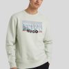 Manner Hugo Sportswear Hoodies & Sweatshirts | Sweatshirt Mit Roboter-Print Mint