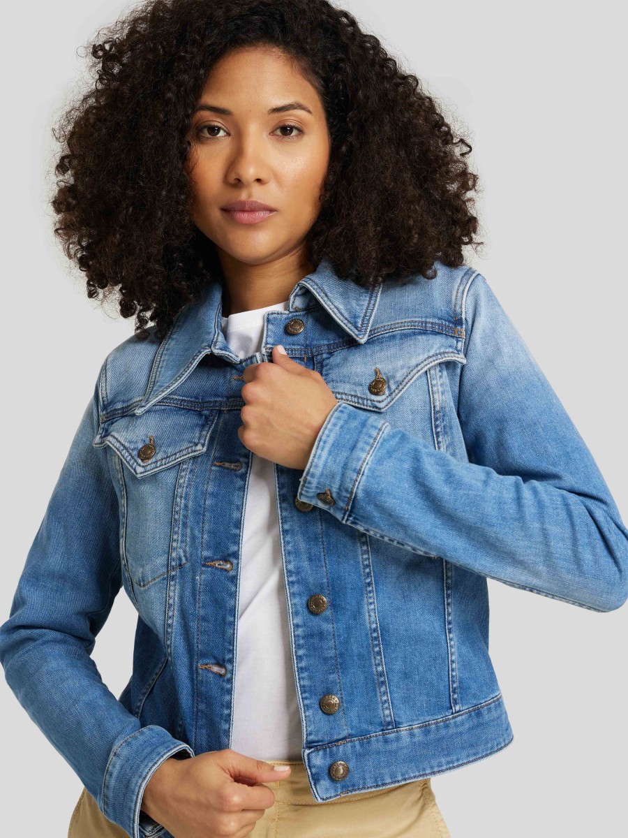 Frauen Drykorn Jacken | Jeansjacke Somerton Lightdenim