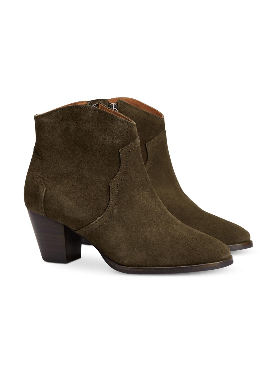 Frauen Anonymous Copenhagen Boots & Stiefeletten | Stiefelette Oliv